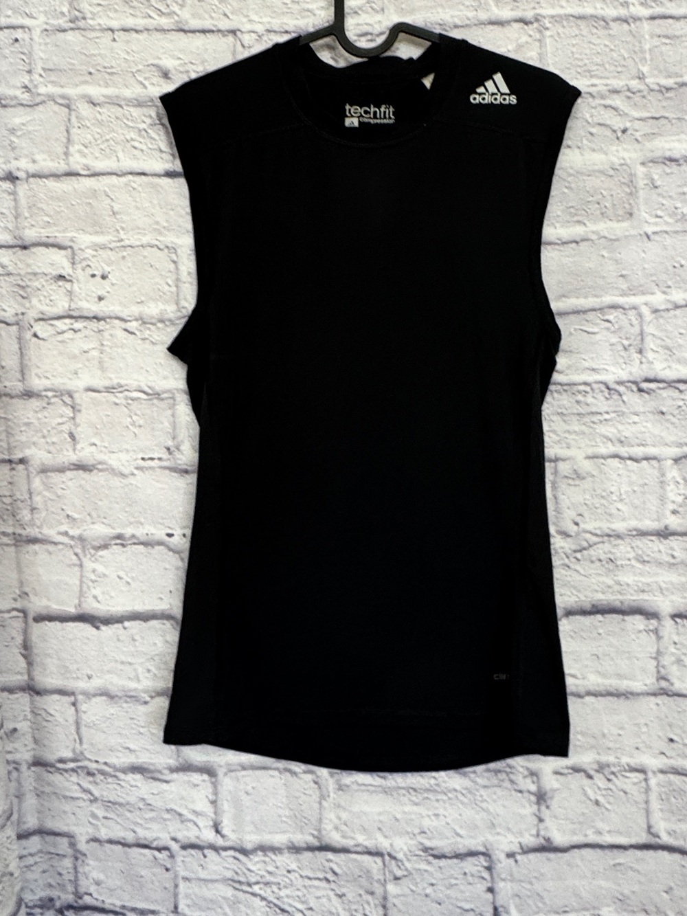 Adidas Black Techfit Sleeveless Compression Top size M